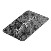 Graubläschen-Design Magnet (Linke Seite)