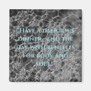 Graubläschen-Design Magnet