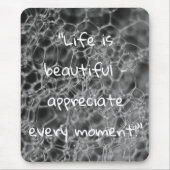 Graubläschen-Design Mousepad (Vorne)