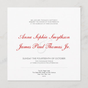 Graubläschen Moderne Hochzeitseinladung Einladung