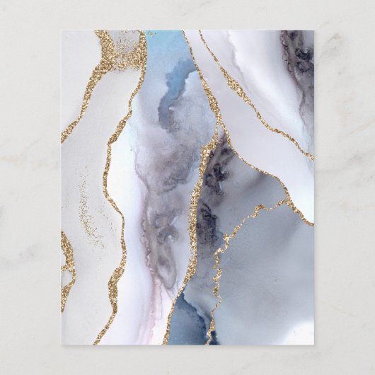 Graublau-agate-Flyer Flyer (Hinten)