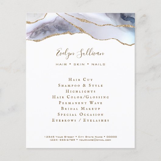 Graublau-agate-Flyer Flyer (Vorne)