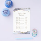 Graublau agate Preisliste Flyer (Einzeln)