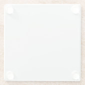 Graublau-gefärbtes Glas MQ3-27 Glasuntersetzer (Rückseite)