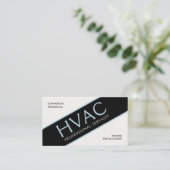 Graublau HVAC Standard, 3,5" x 2,0" Visitenkarte (Stehend Vorderseite)