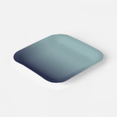 Graublau. Pappteller (Gewinkelt)