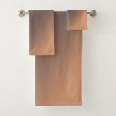 Graublau und beige Gradienten. Badhandtuch Set (Insitu)