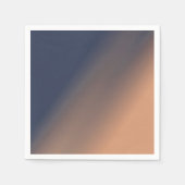 Graublau und beige Gradienten. Serviette (Vorderseite)