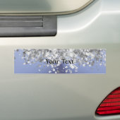 Graublau und Imitat Glitzer Autoaufkleber (Auf Auto)