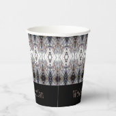 Graublau und schwarz pappbecher (Rechts)