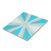 Graublau Weißer Winter Weihnachtsfest Snowflake St Fliese (Seite)