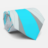 Graublau Weißer Winter Weihnachtsfest Snowflake St Krawatte (Gerollt)