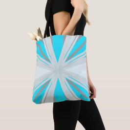 Graublau Weißer Winter Weihnachtsfest Snowflake St Tasche