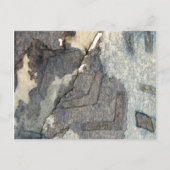 graublaue Hintergrundfarbe 2 Postkarte (Vorderseite)