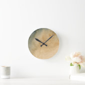 graublaue Hintergrundfarbe 7 Runde Wanduhr (Zuhause)