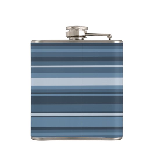 Graublaue Streifen Flachmann (Rückseite)