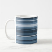 Graublaue Streifen Kaffeetasse (Links)