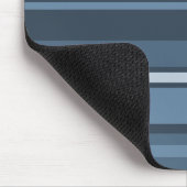 Graublaue Streifen Mousepad (Ecke)
