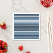 Graublaue Streifen Serviette (Beispiel)