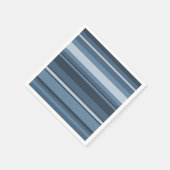 Graublaue Streifen Serviette (Ecke)