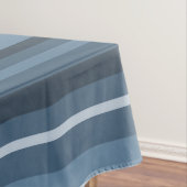 Graublaue Streifen Tischdecke (Beispiel)