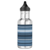 Graublaue Streifen Trinkflasche (Rechts)