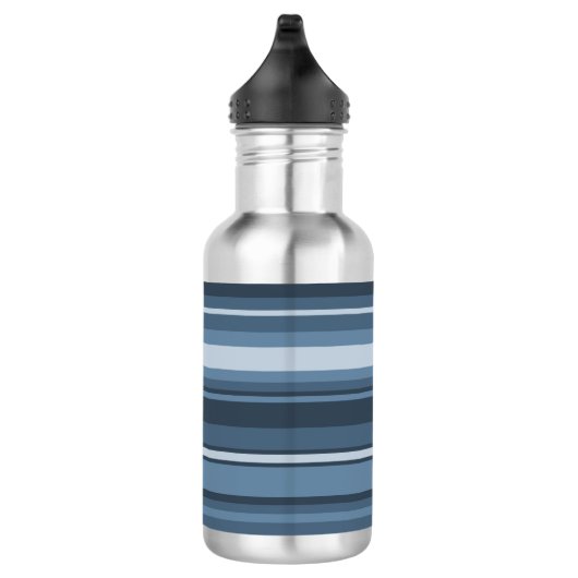 Graublaue Streifen Trinkflasche (Rechts)