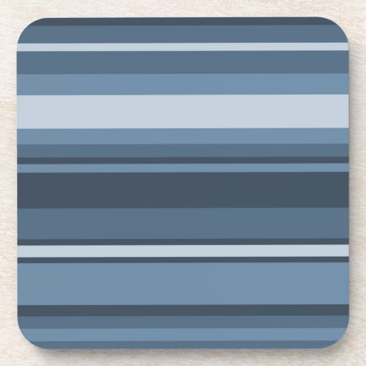 Graublaue Streifen Untersetzer (Vorderseite)