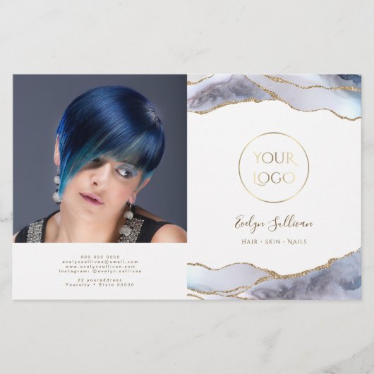 Graublauer Age-Doppelbroschüre (Vorderseite)