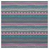 Graublauer Blumenstrauß Stoff (Muster)