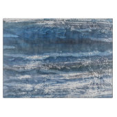 Graublauer Marmor Schneidebrett (Vorderseite)