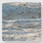 Graublauer Marmor Steinuntersetzer (Vorderseite)