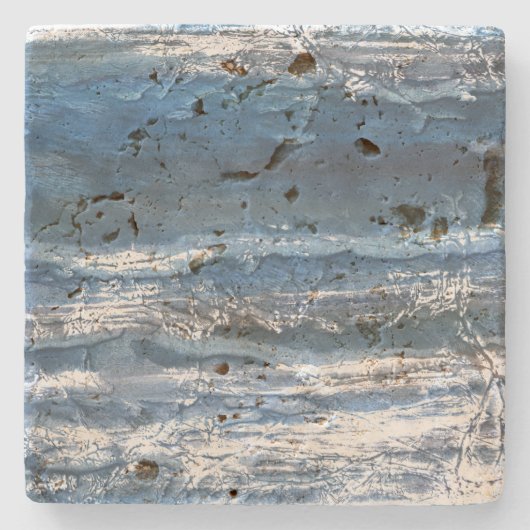 Graublauer Marmor Steinuntersetzer (Vorderseite)