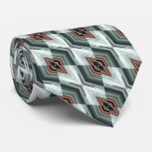 Graublauer Maroon - Krawatte (Gerollt)