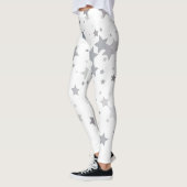 Graublauer Stern Lumbalkissen Leggings (Links)