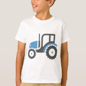 Graublauer Traktor T-Shirt (Vorderseite)
