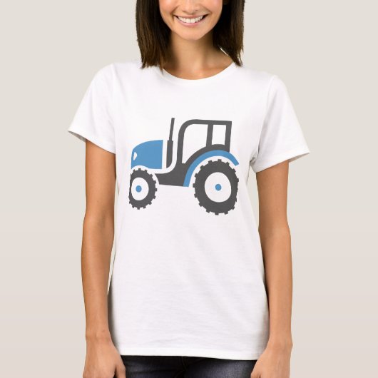 Graublauer Traktor T-Shirt (Vorderseite)