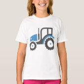 Graublauer Traktor T-Shirt (Vorderseite)