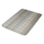Graublauer Wasserfarbenboden Mat Badematte (Schrägansicht)