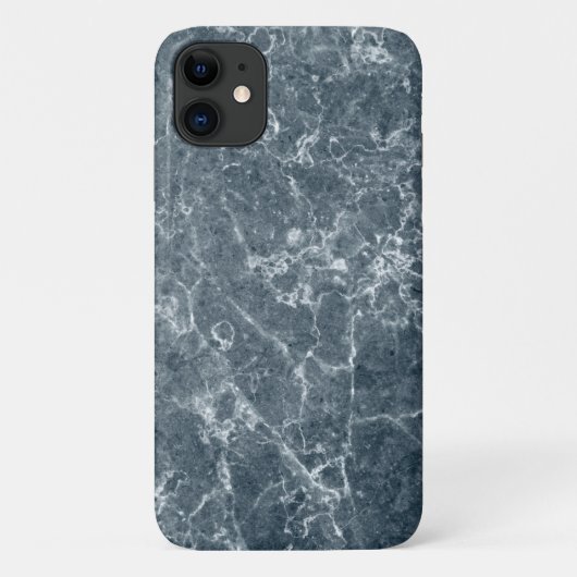 Graublaues Abstraktes Muster Case-Mate iPhone Hülle (Rückseite)