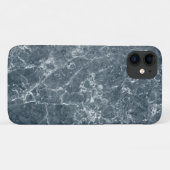 Graublaues Abstraktes Muster Case-Mate iPhone Hülle (Rückseite (Horizontal))