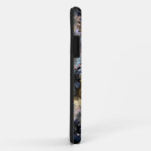 Graublaues Blumenmuster Case-Mate iPhone Hülle (Hinten/Rechts)