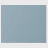 Graublaues Pop Of Color Geschenkpapier (Flach)