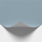 Graublaues Pop Of Color Geschenkpapier (Ecke)