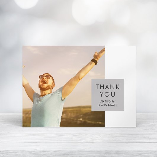 Graublock | Foto Graduate Vielen Dank Einladung