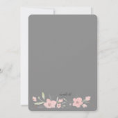 Graublume Einladung (Rückseite)