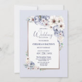 Graublütenhochzeit Einladung (Vorderseite)
