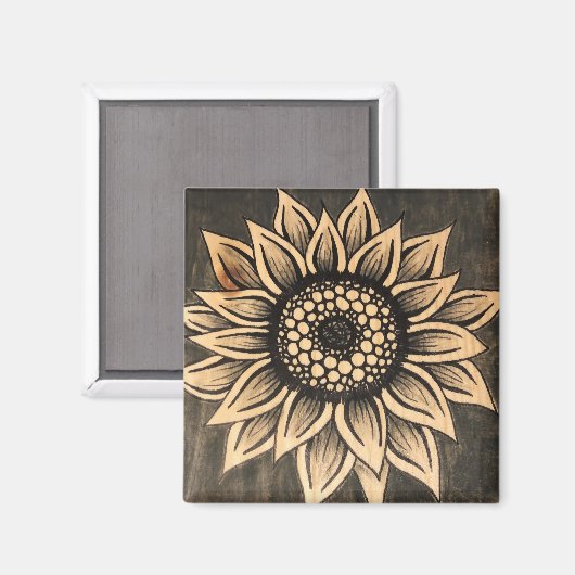 Graublütenmagnet Magnet (Vorderseite/Rückseite)