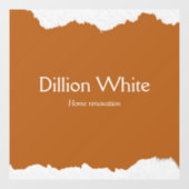 Graubrauer Textildruck Fensteraufkleber (Blatt)