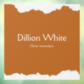 Graubrauer Textildruck Fensteraufkleber (Blatt 3)